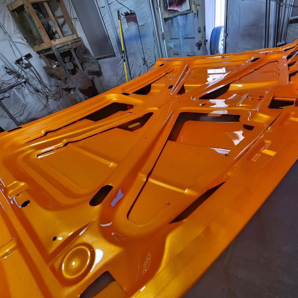 Tamco Paint Tamgerine Pearl on Car Hood