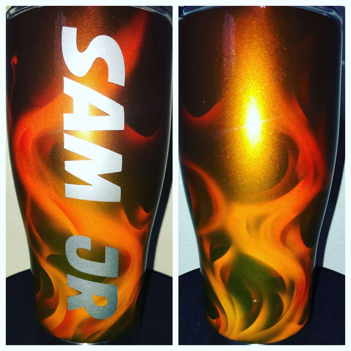 Tamco Paint Tamgerine Pearl on Tumbler