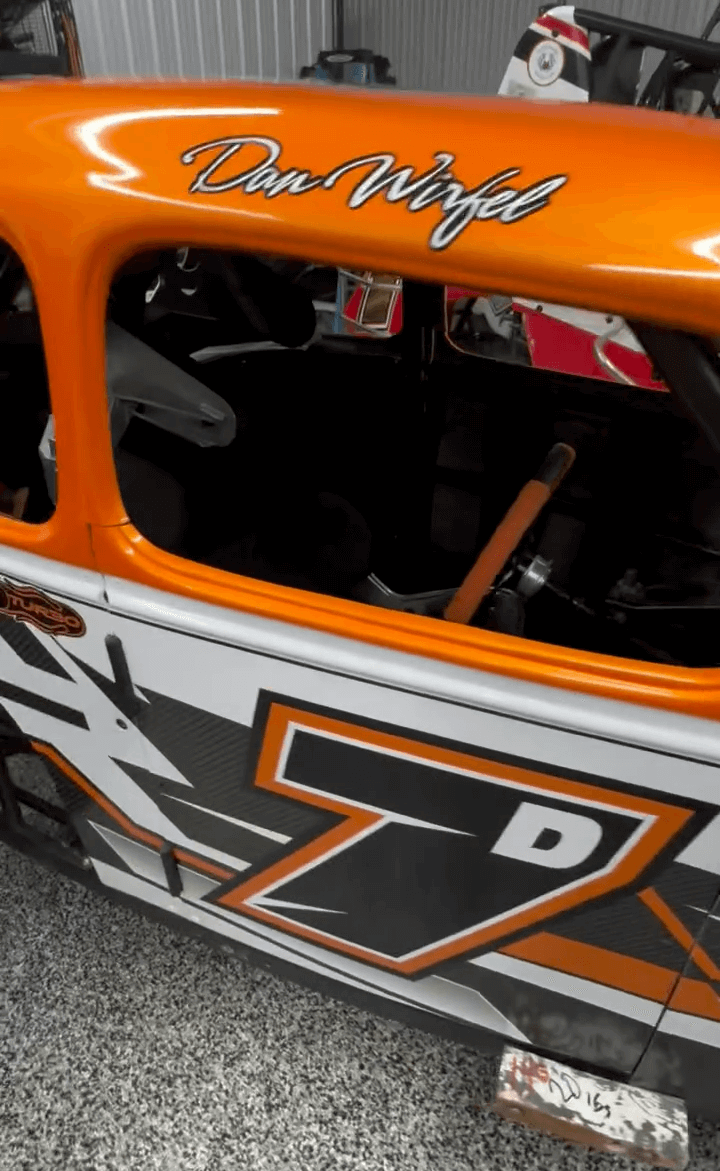 Tamco Paint Tamgerine Pearl in Dirt Race Car