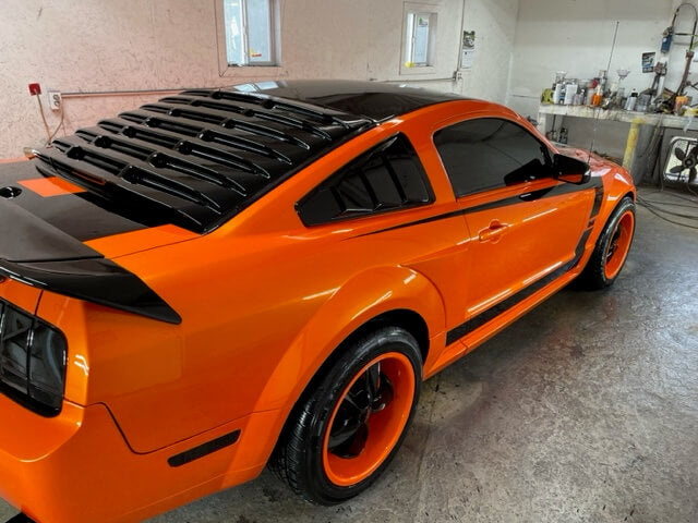 Tamco Paint Tamgerine Pearl on Ford Mustang