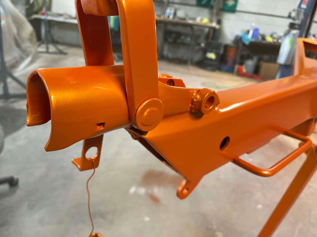 Tamco Paint Tamgerine Pearl on Car Parts