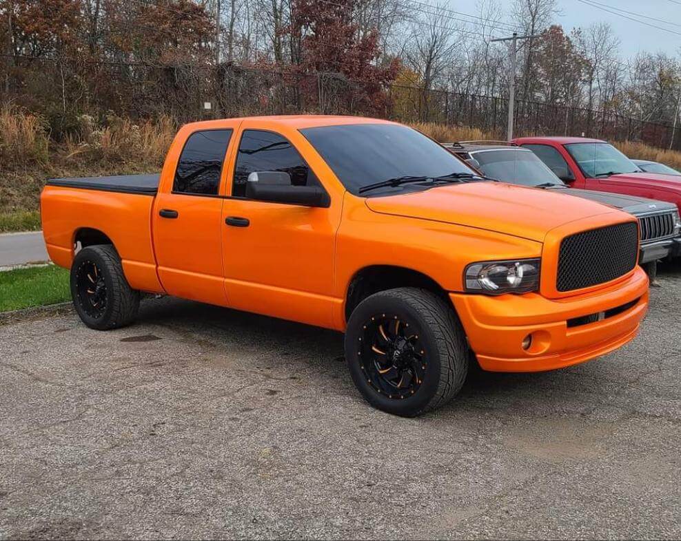 Tamco Paint Tamgerine Pearl on Dodge Ram 1500 