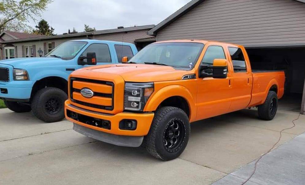 Tamco Paint Tamgerine Pearl on Ford F-350 Super Duty