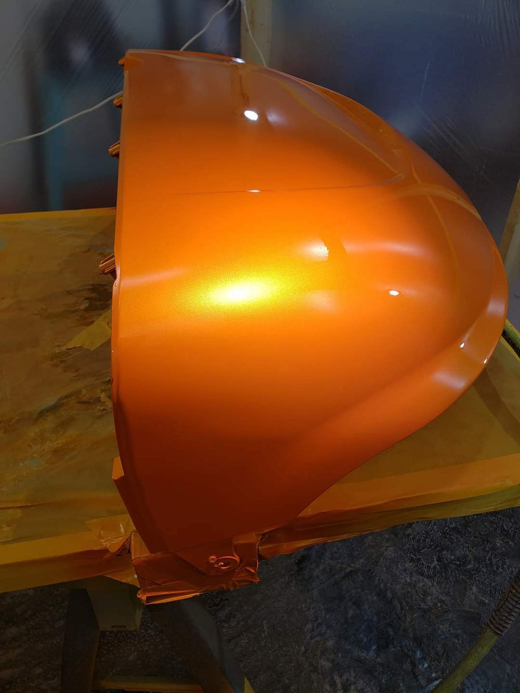 Tamco Paint Tamgerine Pearl on Car Parts