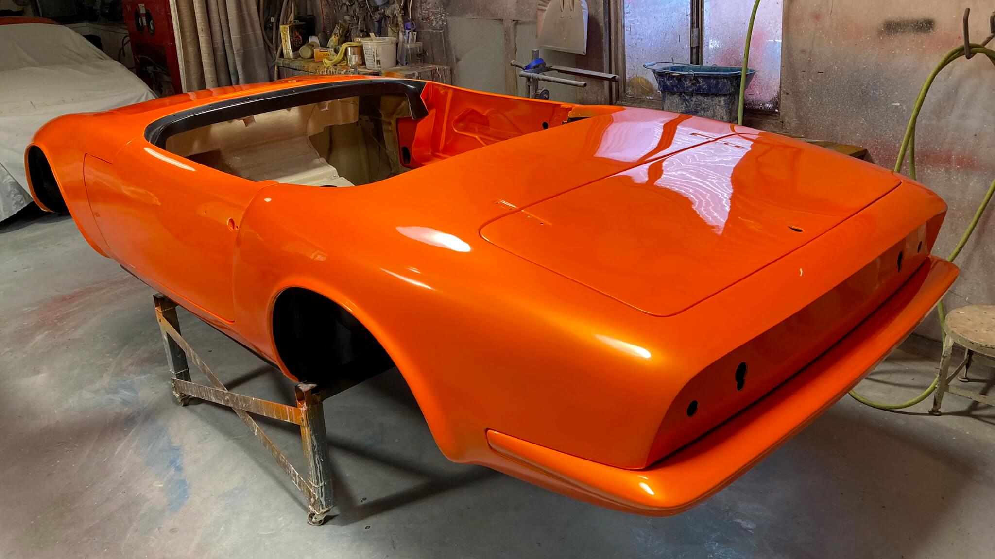 Tamco Paint Tamgerine Pearl on Lotus Elan