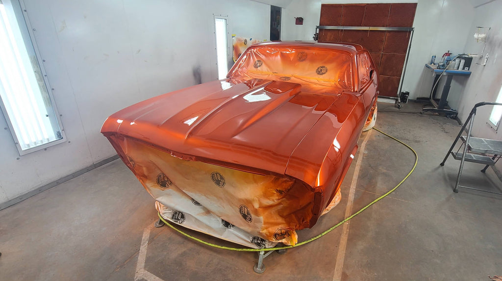 Tamco Paint Tamgerine Pearl on 1972 Chevrolet Nova Tamgerine Pearl 
