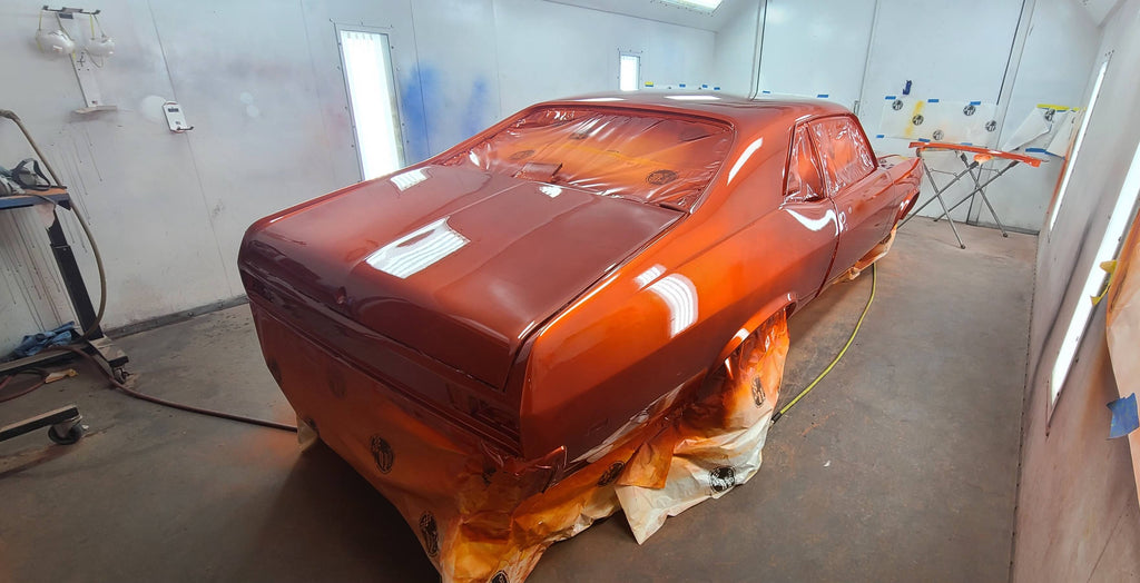 Tamco Paint Tamgerine Pearl on 1972 Chevrolet Nova Tamgerine Pearl 