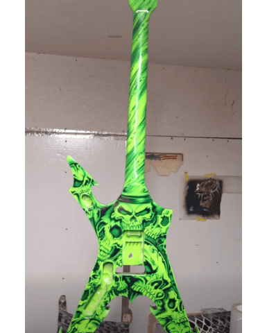 Tamco Paint Toxic Waste in Guitar
