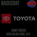 Toyota Army Green OEM Basecoat