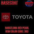Toyota Barcelona Red Pearl OEM Basecoat