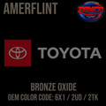 Tamco Paint Toyota Bronze Oxide OEM Color Code: 6X1 / 2UD / 2TK Amerflint