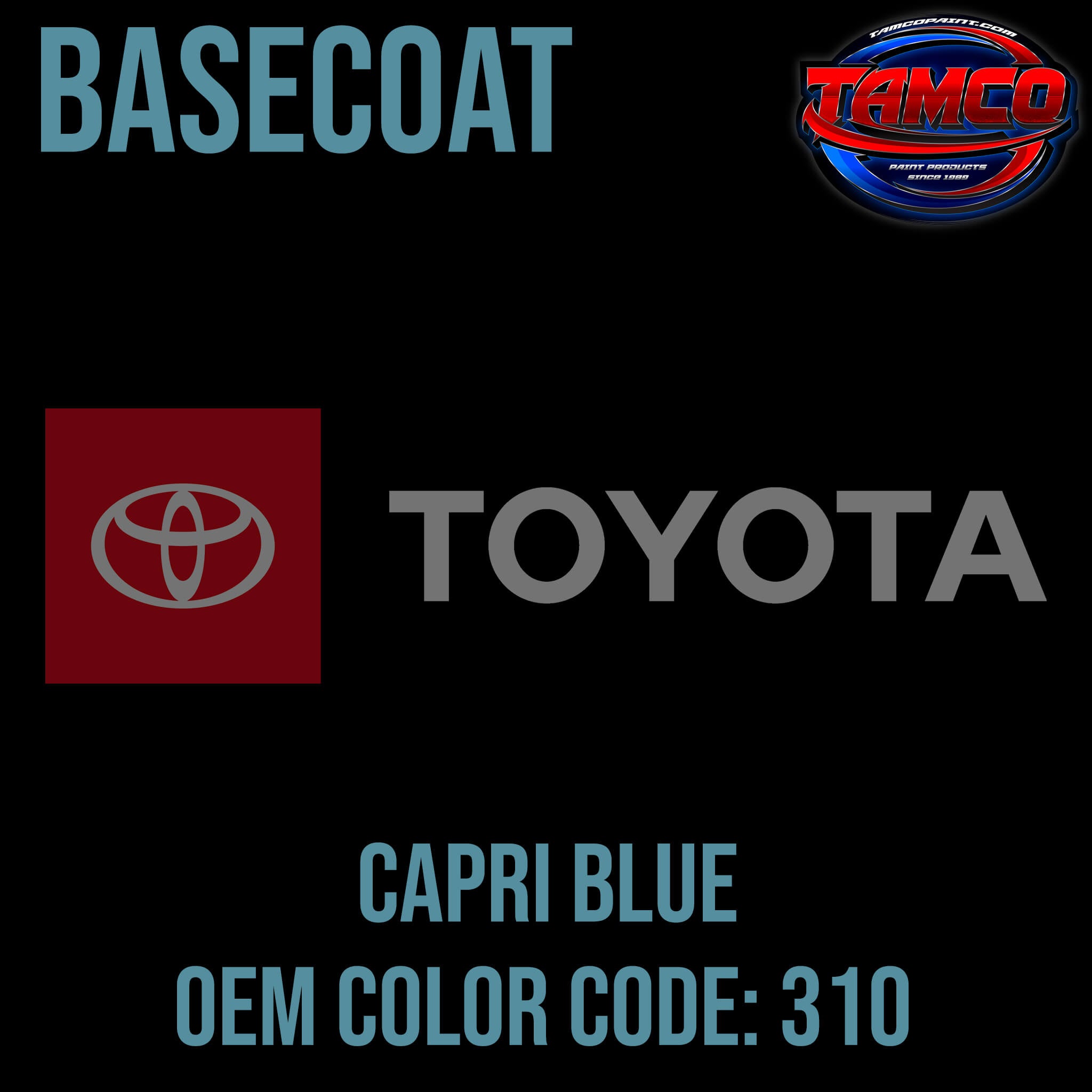 Toyota Capri Blue Basecoat