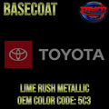 Toyota Lime Rush Metallic OEM Basecoat