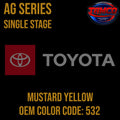 Toyota Mustard Yellow