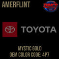 Toyota Mystic Gold  OEM Amerflint II Series Single Stage