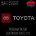 Toyota Obsidian Black OEM Basecoat