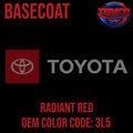 Toyota Radiant Red OEM Basecoat