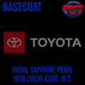 Tamco Paint Toyota Royal Sapphire Pearl OEM Color Code: 8L5 Basecoat