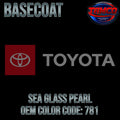 TOYOTA SEA GLASS PEARL OEM BASECOAT