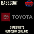 TOYOTA  SUPER WHITE   OEM BASECOAT