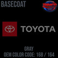 Tamco Paint Toyota Gray Code 168 / 164 OEM Basecoat