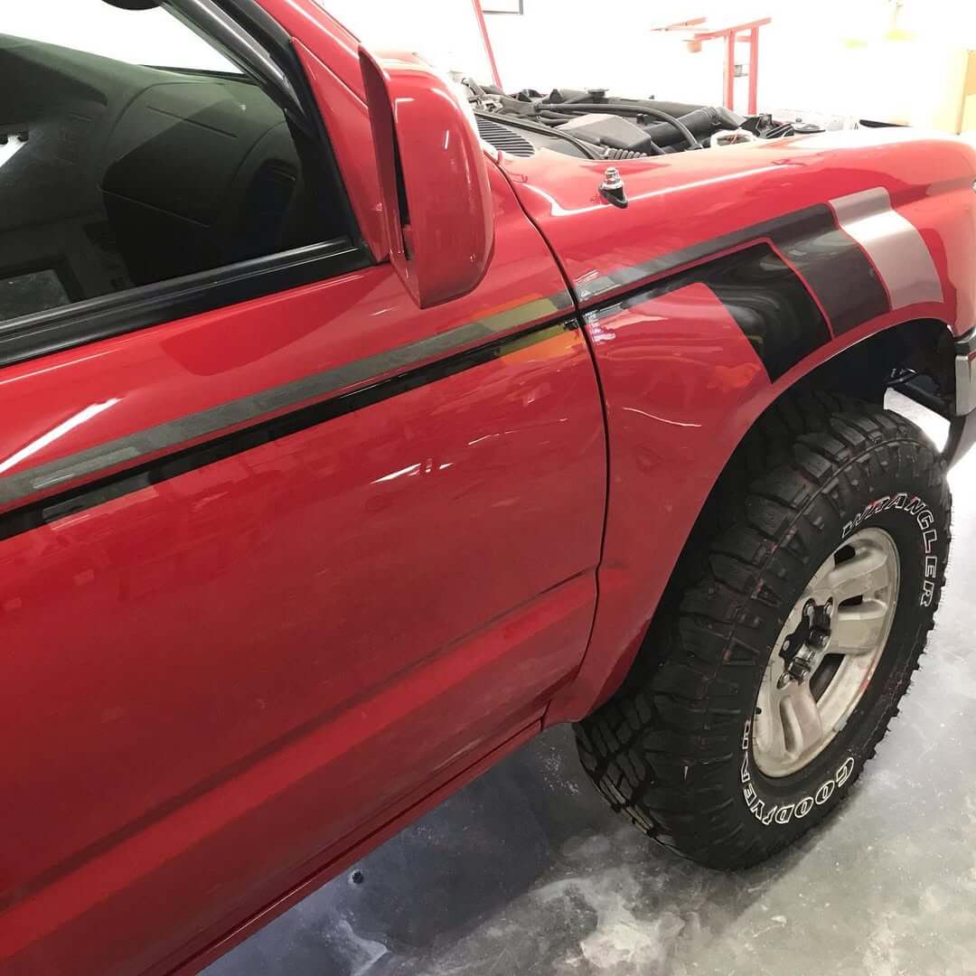 Tamco Paint Toyota Radiant Red on Toyota 4Runner