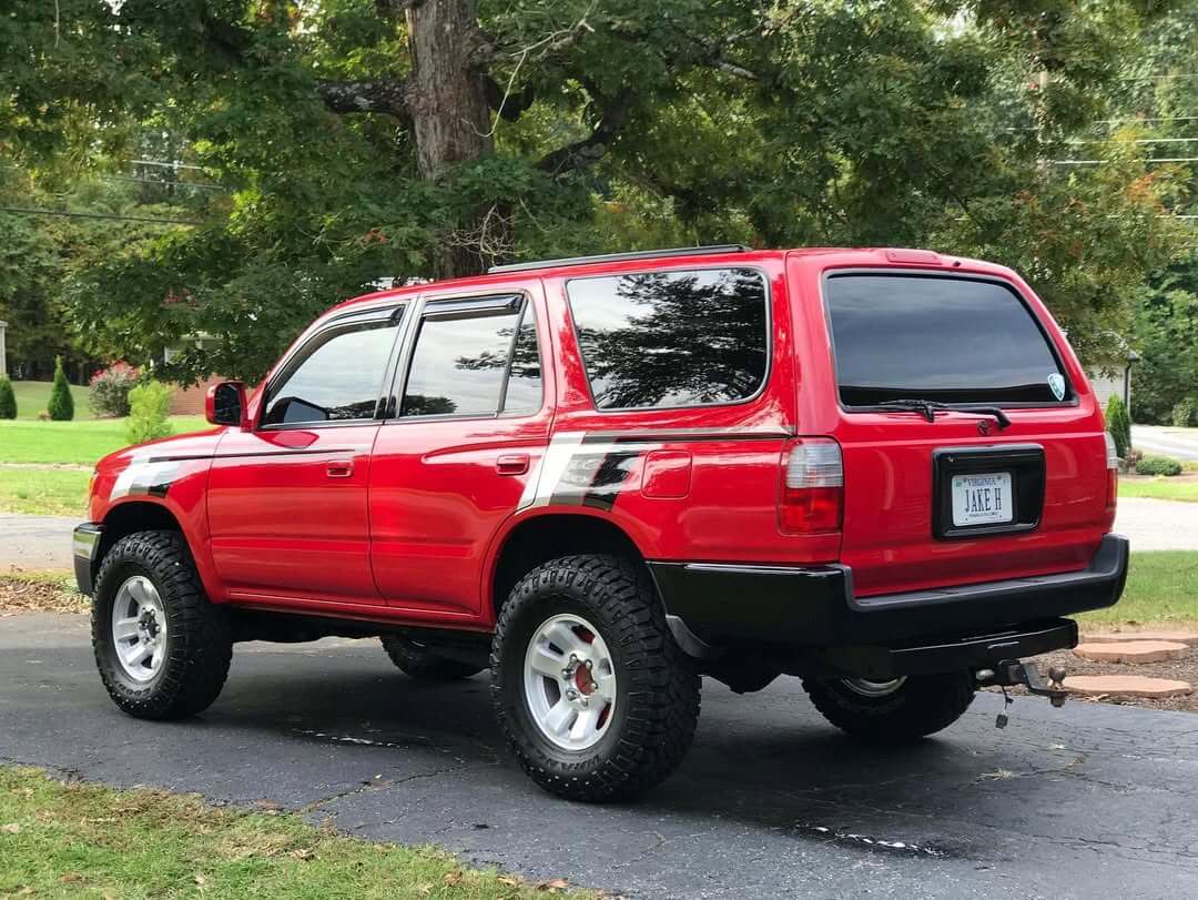 Tamco Paint Toyota Radiant Red on Toyota 4Runner