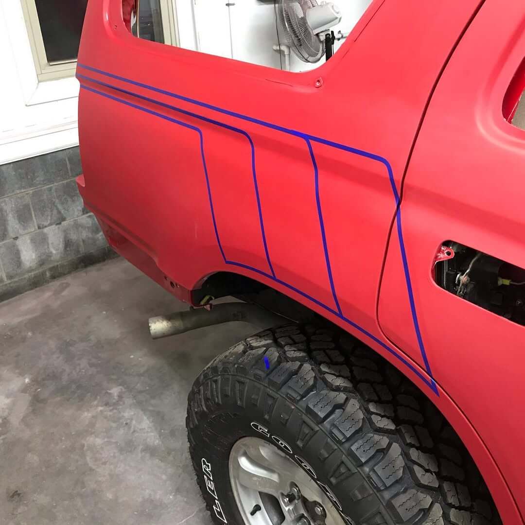 Tamco Paint Toyota Radiant Red on Toyota 4Runner