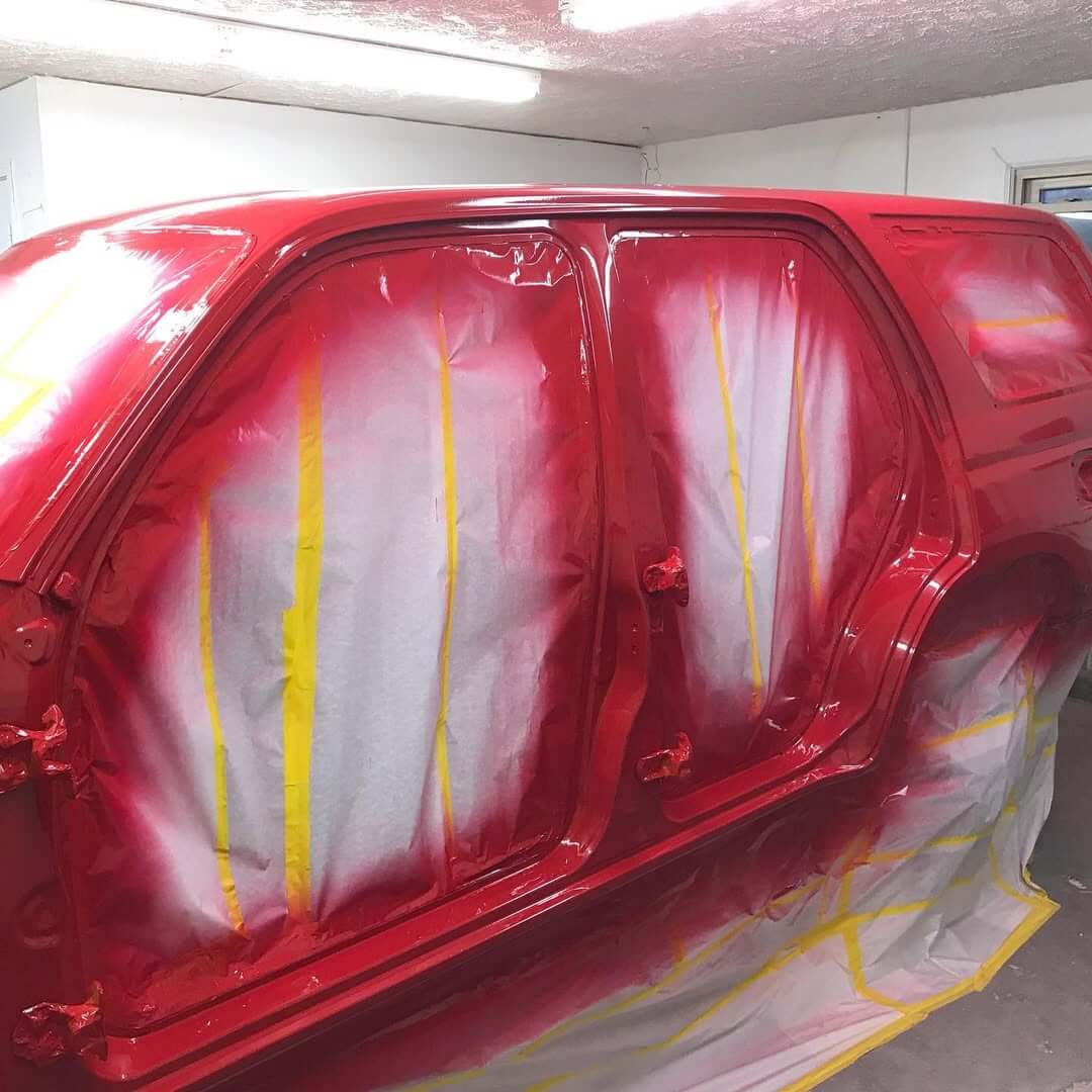 Tamco Paint Toyota Radiant Red on Toyota 4Runner