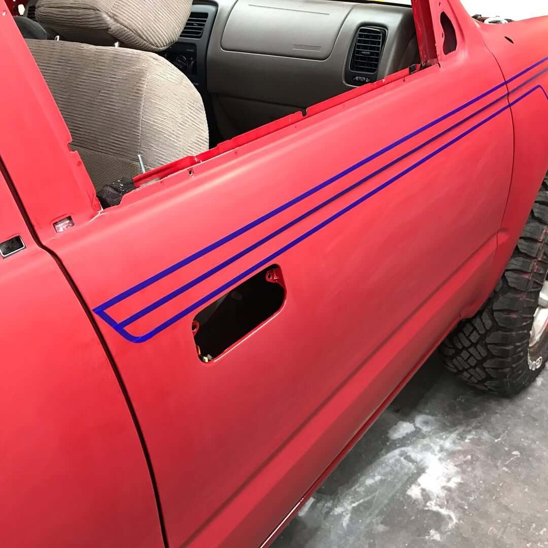 Tamco Paint Toyota Radiant Red on Toyota 4Runner