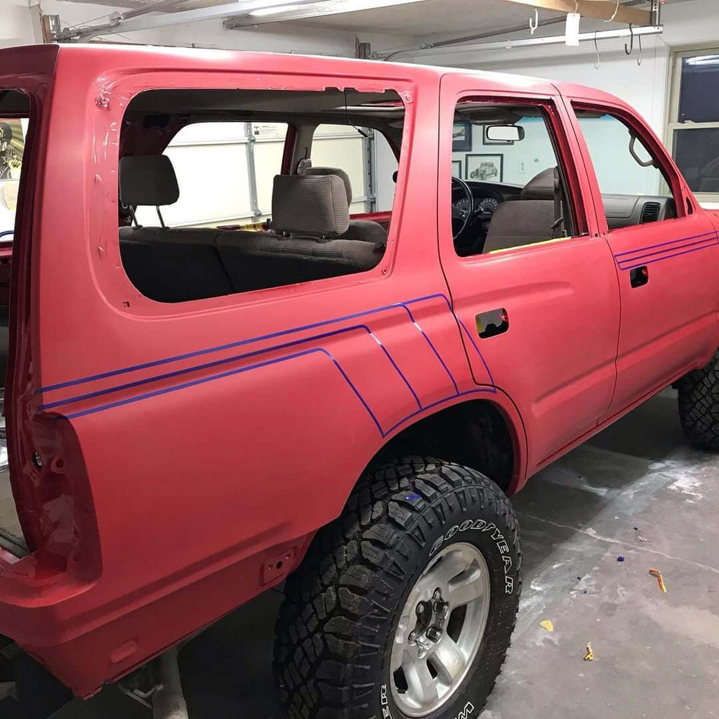 Tamco Paint Toyota Radiant Red on Toyota 4Runner