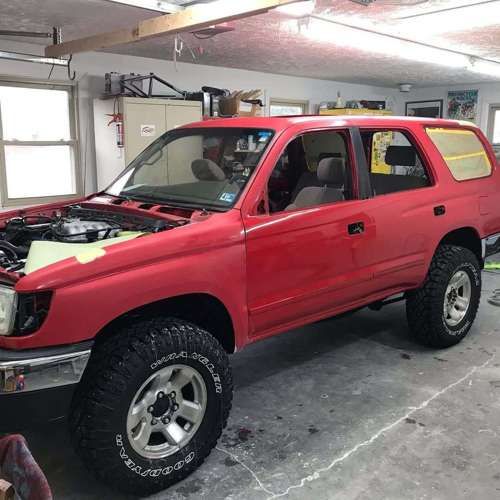 Tamco Paint Toyota Radiant Red on Toyota 4Runner