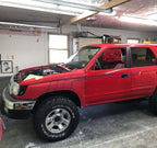 Tamco Paint Toyota Radiant Red on Toyota 4Runner