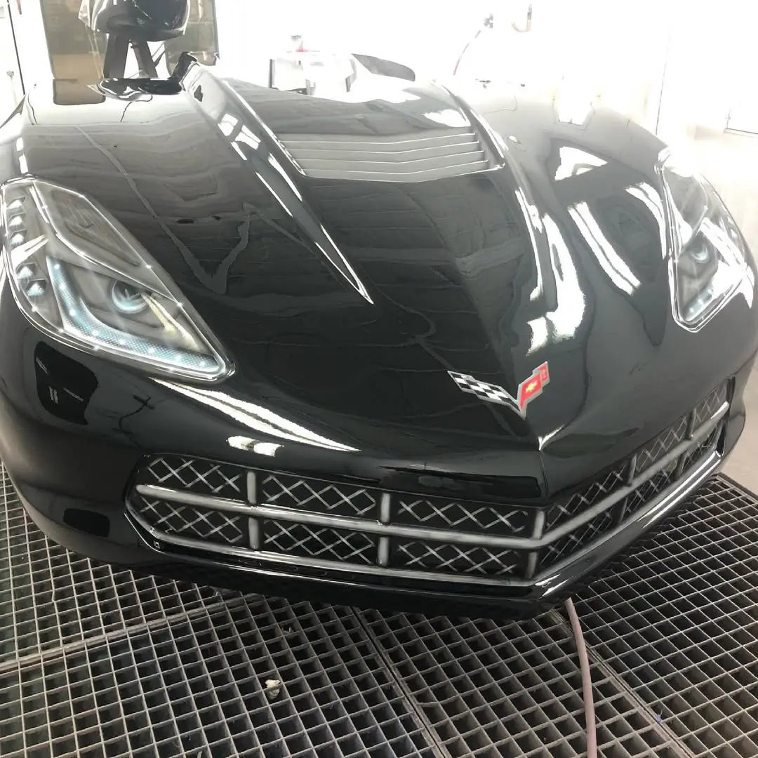 Tamco Paint Ford Tuxedo Black | UH / 7211 | 2009-2015 | OEM Basecoat on Chevrolet Corvette C7
