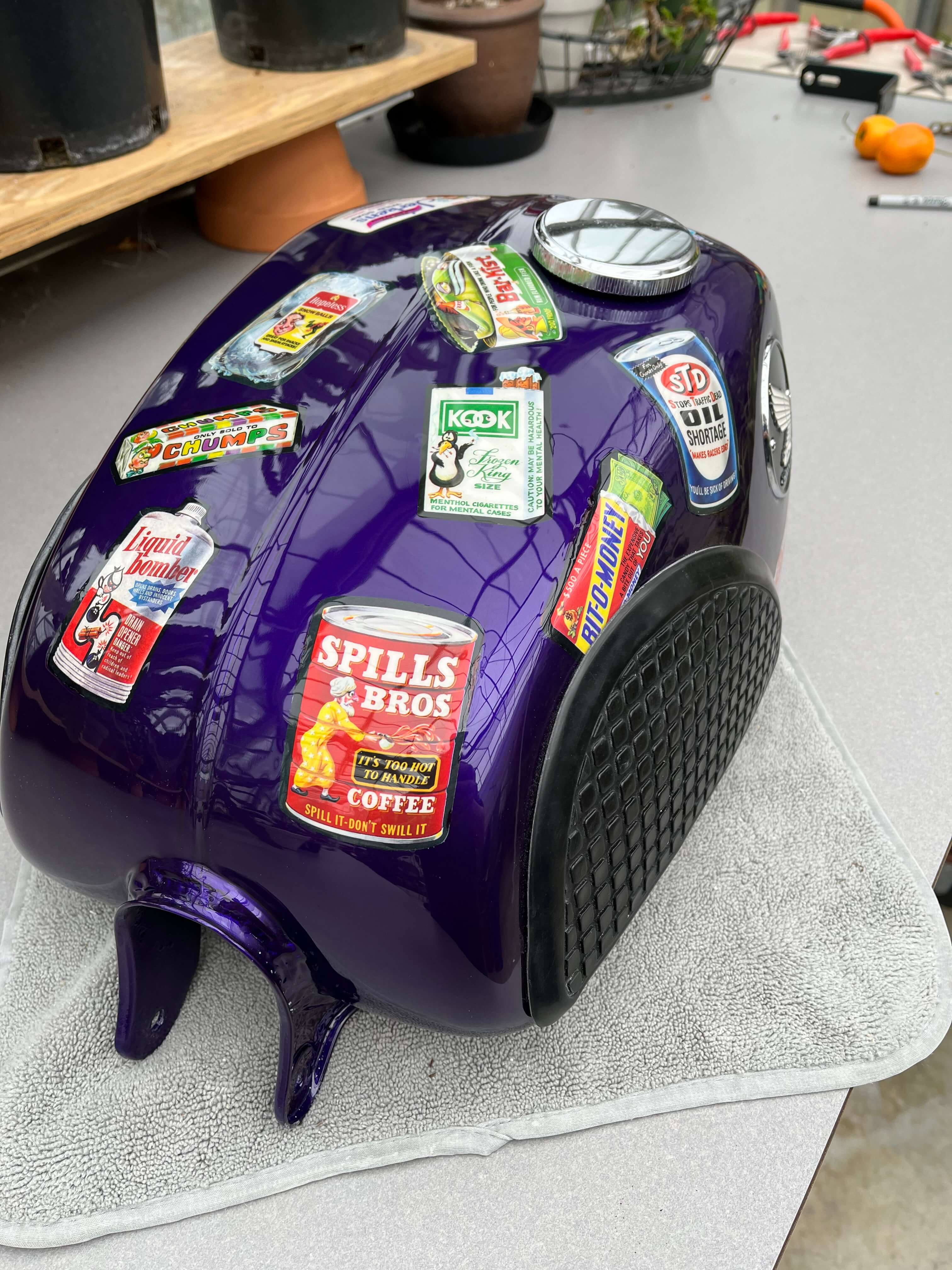 Tamco Paint Motor Tank Violent Violette