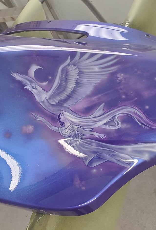 Tamco Paint Motorcycle Parts Violette - 2K Candy and Concentrate 