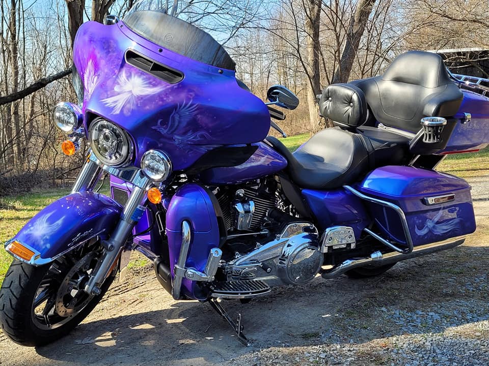 Tamco Paint Harley Davidson FLHTCUTGC Violette - 2K Candy and Concentrate 