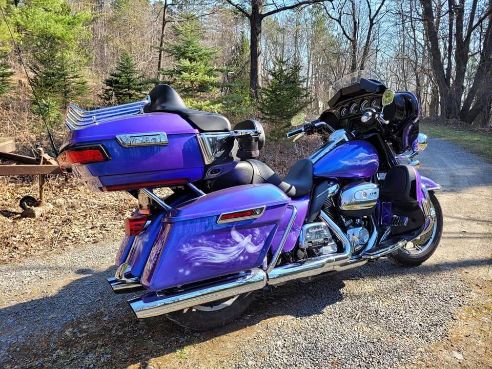 Tamco Paint Harley Davidson FLHTCUTGC Violette - 2K Candy and Concentrate 
