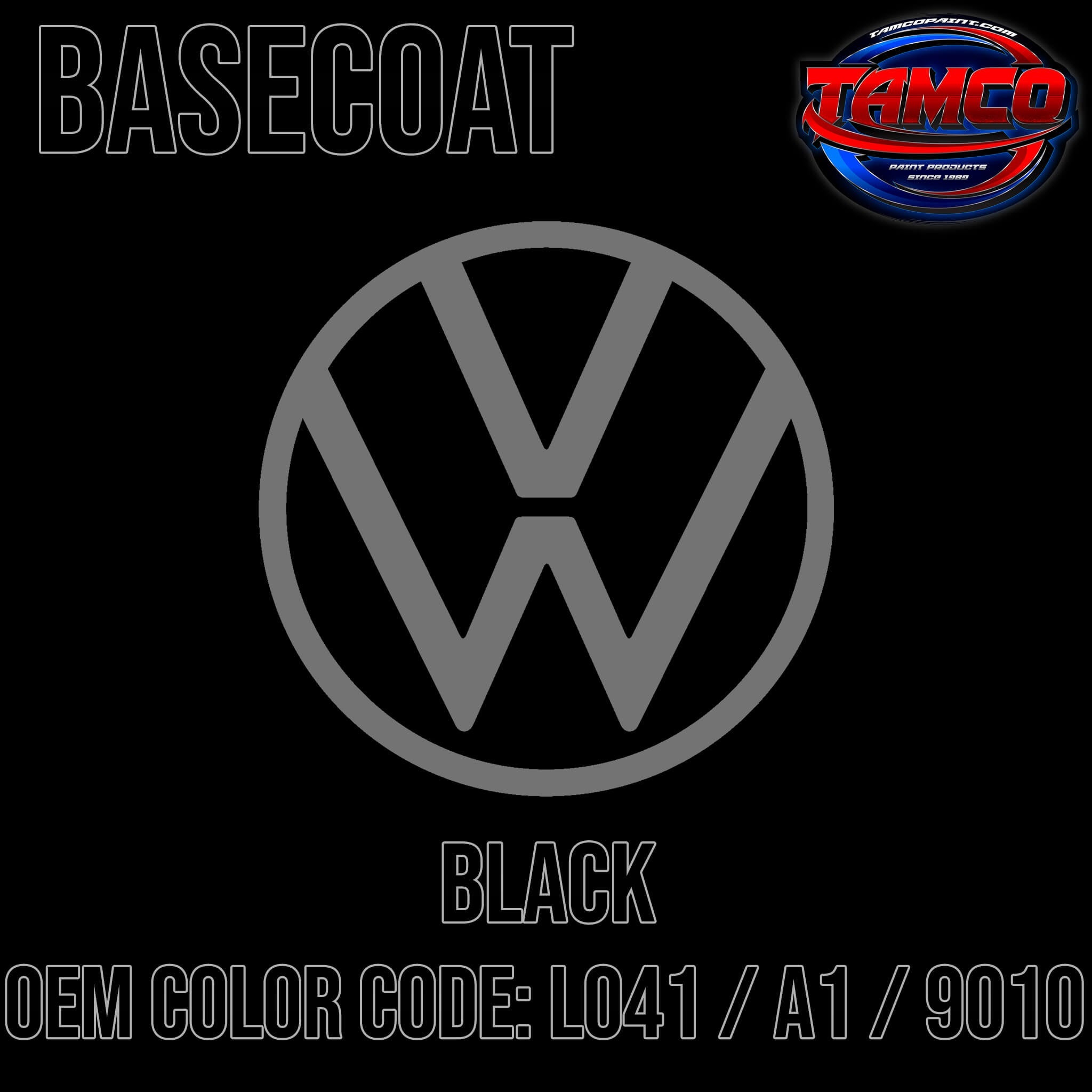 W  BLACK  OEM BASECOAT