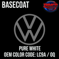 Tamco Paint Volkswagen Pure White OEM Color Code: LC9A / 0Q Basecoat