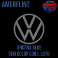 Tamco Paint Volkswagen Ancona Blue Code L97B  OEM Amerflint II Series Single Stage