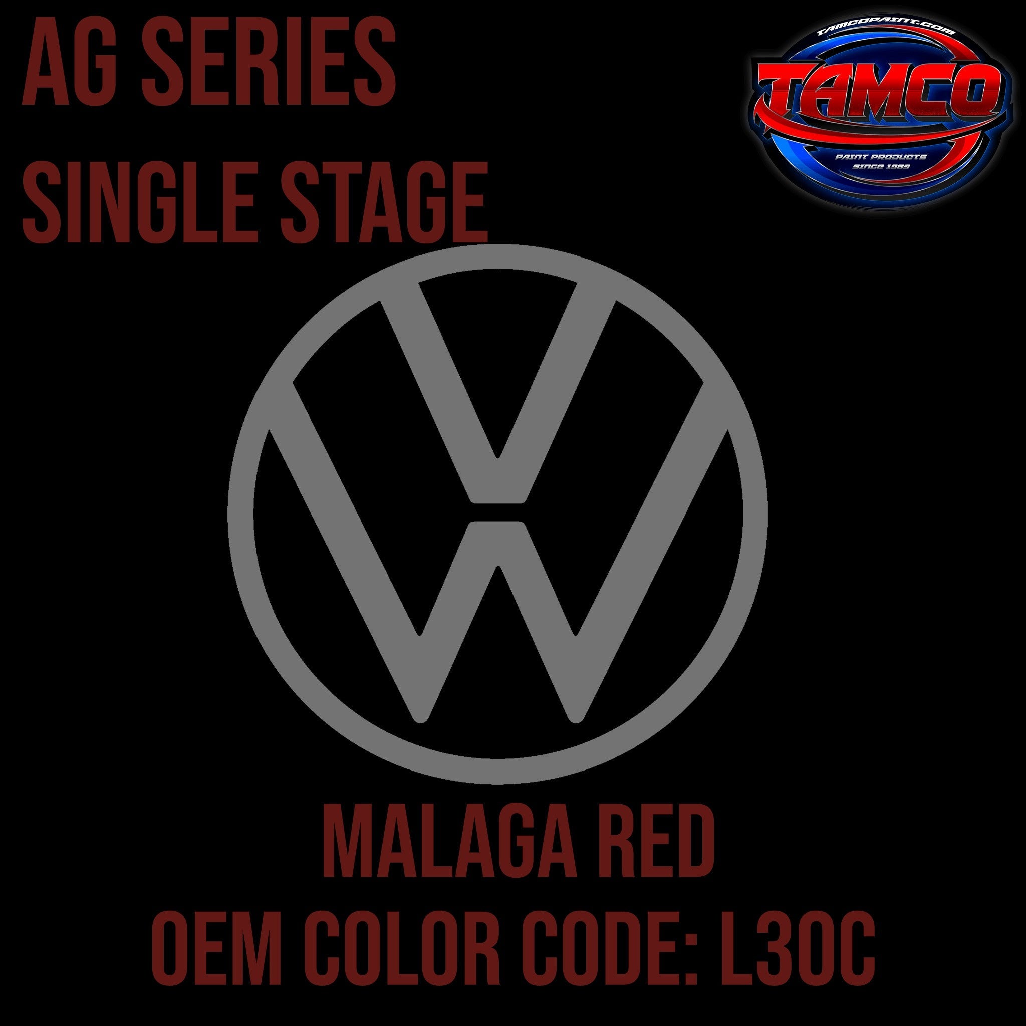 Tamco Paint Volkswagen Malaga Red Code L30C  OEM Basecoat