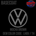 Volkswagen Mocha Brown  Code LH8V / T4 OEM Basecoat
