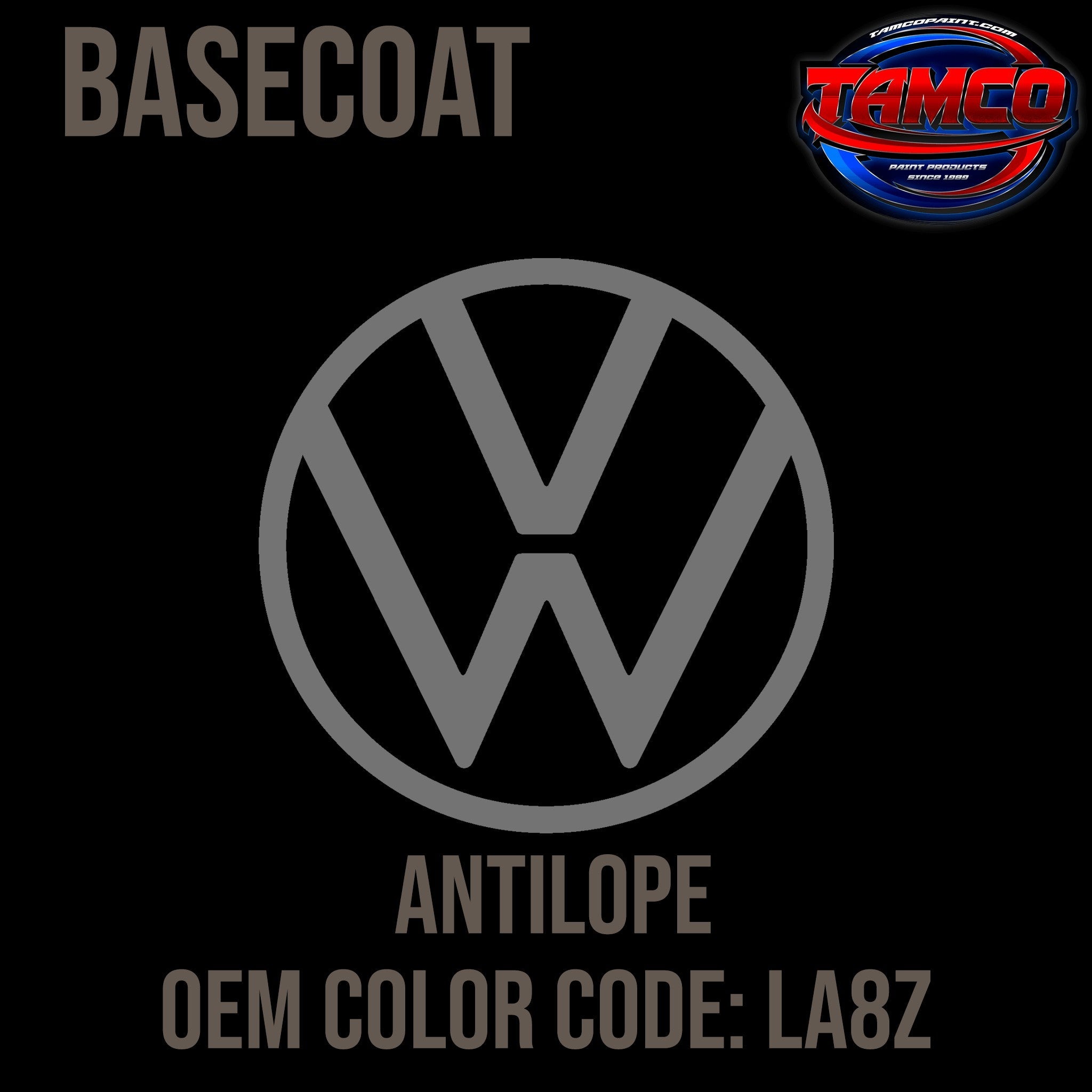 Tamco Paint Volkswagen Antelope Code LA8Z  OEM Basecoat