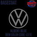 Tamco Paint Volkswagen Albert Blue Code L51E OEM Basecoat