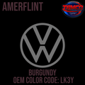 Tamco Paint Volkswagen Burgundy Code LK3Y OEM Amerflint