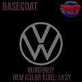 Tamco Paint Volkswagen Burgundy Code LK3Y OEM Basecoat