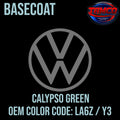 Tamco Paint Volkswagen Calypso Green OEM Color Code LA6Z / Y3 - Basecoat