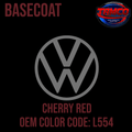 Tamco Paint Volkswagen Cherry Red Code L554 OEM Basecoat