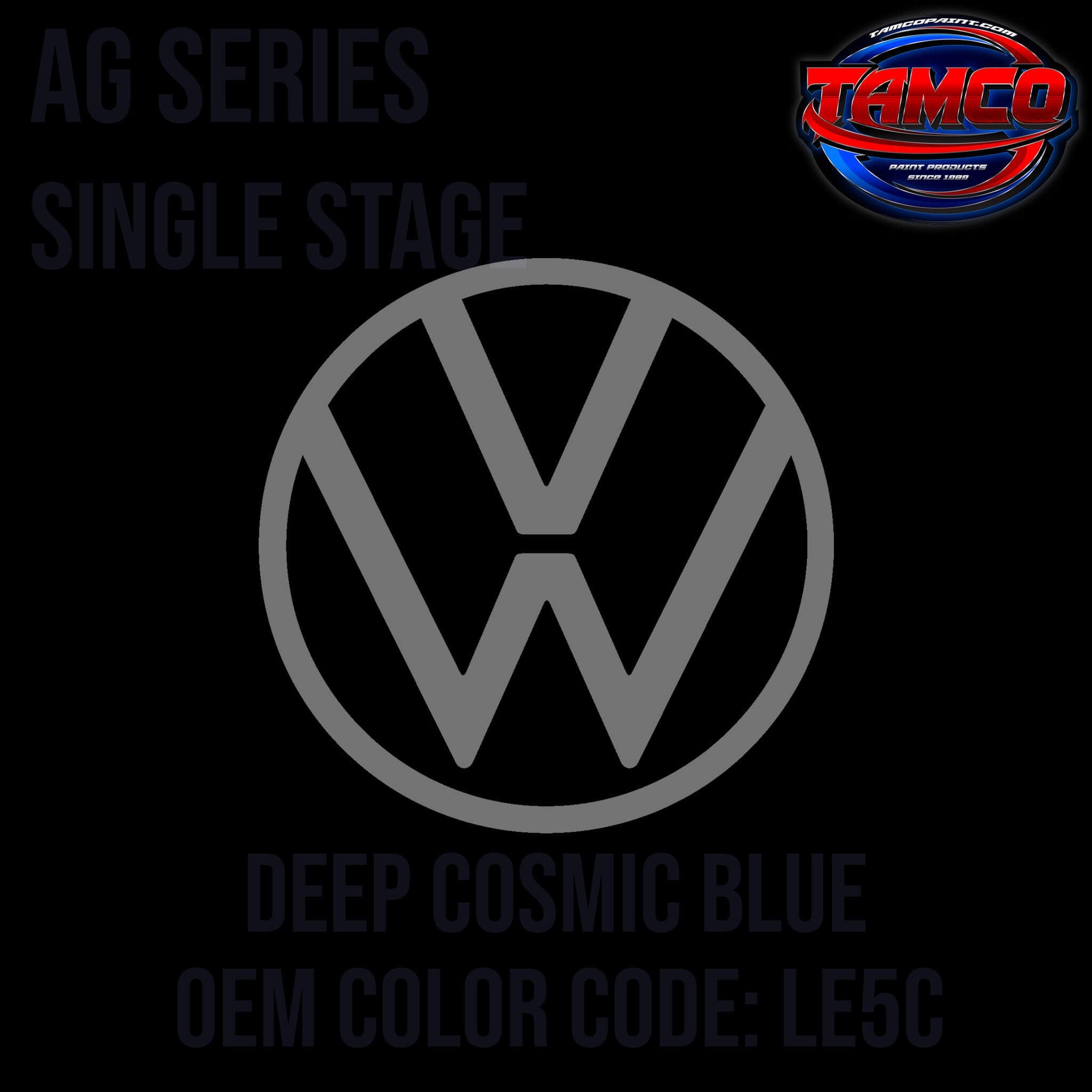 Volkswagen Deep Cosmic Blue LE5C OEM AG Series Single Stage